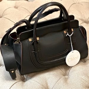 Chloé + NET SUSTAIN Marcie medium textured-leather tote